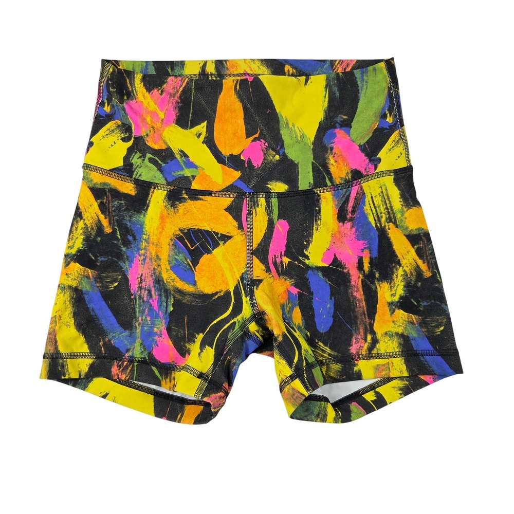 Lululemon Align High-Rise Short 4 Women 6 Multicolor Excellent Infused Flower